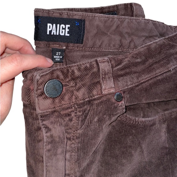 PAIGE Skinny Corduroy Pants - Picture 4 of 6